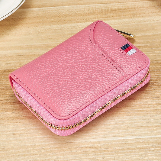 KB151 Multi-card Anti-magnetic RFID Organ Card Package Ladies Wallet (Pink) by bashfashion