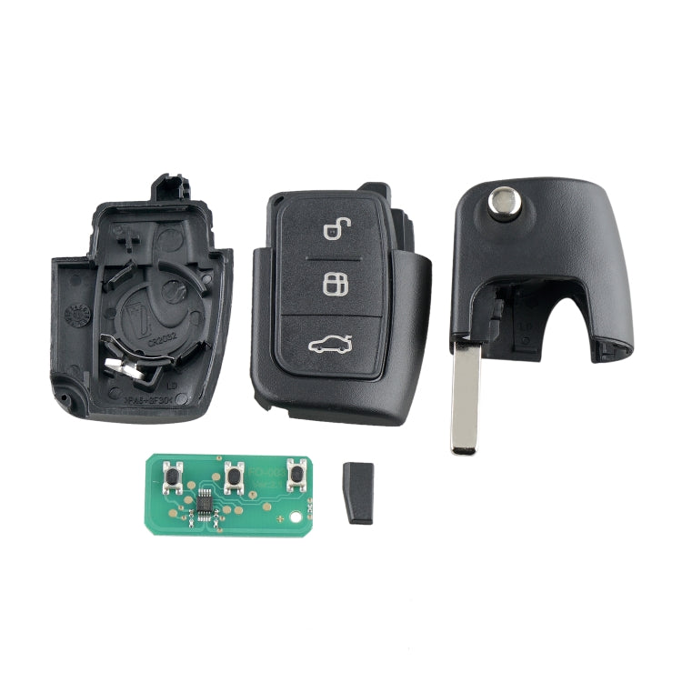 For Ford Focus Intelligent Remote Control Car Key with 63 Chip 40 Bit & Battery, Frequency: 433MHz by bashfashion