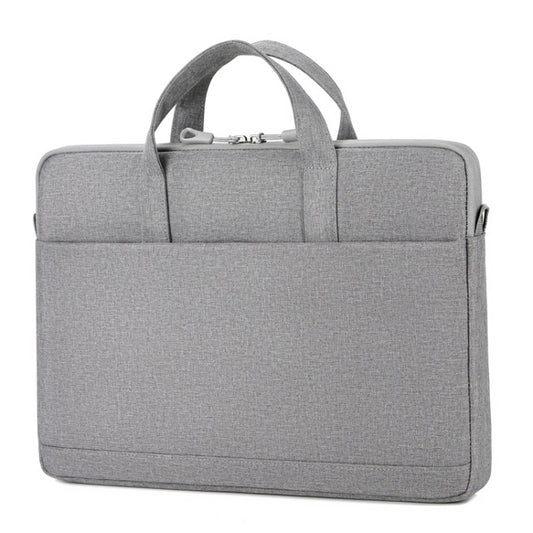 P310 Waterproof Oxford Cloth Laptop Handbag For 15 inch(Grey) by bashfashion