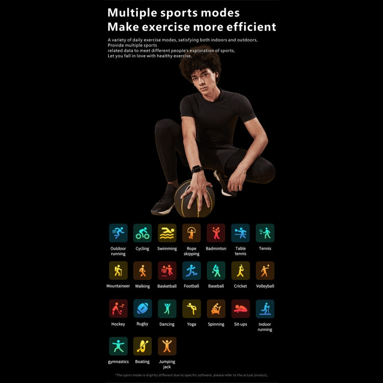 Q9 Pro GT2 1.85 inch TFT HD Screen Smart Watch, Support Body Temperature Monitoring/Heart Rate Monitoring(Blue) by bashfashion