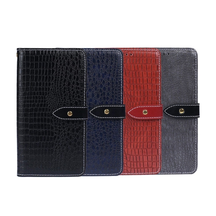 For Sharp Rouvo V idewei Crocodile Texture Leather Phone Case(Black) by idewei