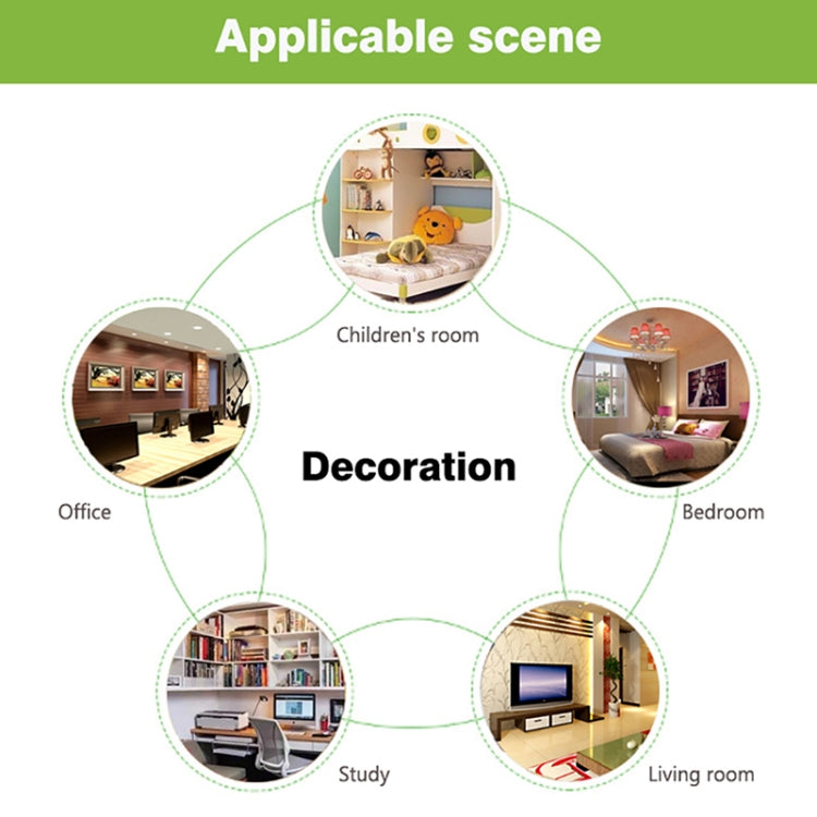 Five-string Guitar Shape 3D Colorful LED Vision Light Table Lamp, Crack Touch Version by bashfashion