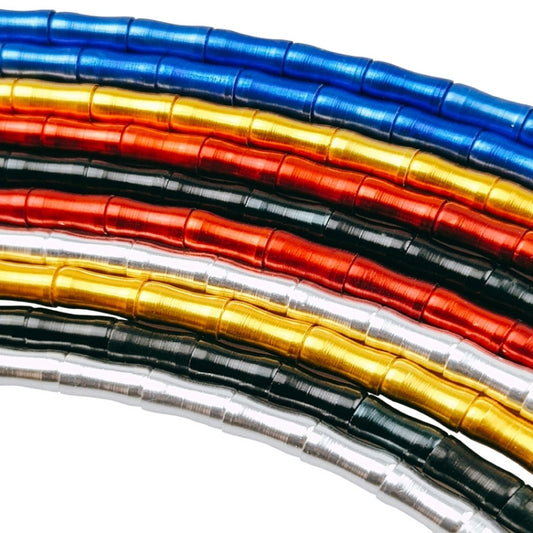 BIKERSAY Bicycle Fishbone Variable Speed Cable Tube Set Aluminum Alloy Bamboo Joint Wire Tube(Green) by BIKERSAY