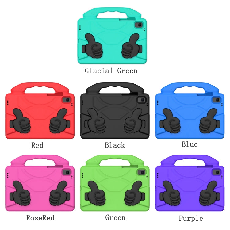 For Samsung Galaxy Tab A8 10.5 2021 X200 / X205 Thumb Bracket EVA Shockproof Tablet Case(Black) by bashfashion