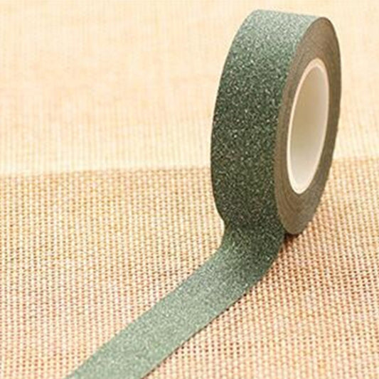 Flash Washi Sticky Paper Tape Label DIY Decorative Tape, Length: 10m( Jasper) by others