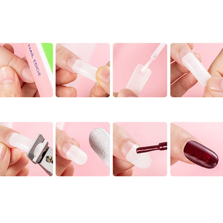 Manicure Tool Set Fingernails Word Cut Set, Specification: Transparent Full Post Large Set by bashfashion