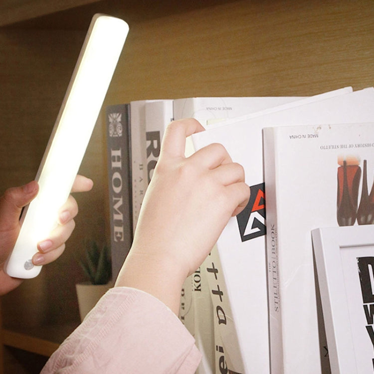 Magnetic Rechargeable Cabinet Bedside Human Body Induction Lamp, Specification: 400 mAh Without Switch 15cm(White Light) by bashfashion