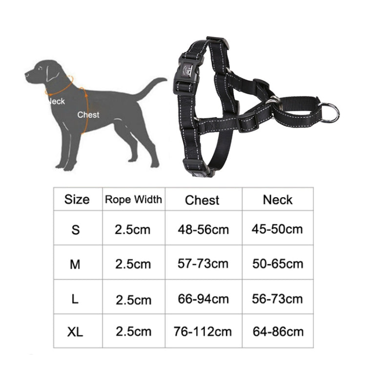 Glow Castle Pet Reflective Nylon Prevent Running Wild Chest Strap, Size: S(Rose Red) by Glow Castle