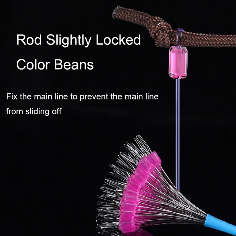 5sets/500pcs Space Bean Positioning Rod Slightly Bean Fishing Gear Supplies, Size: L(Crystal Shadowless Unloading) by bashfashion