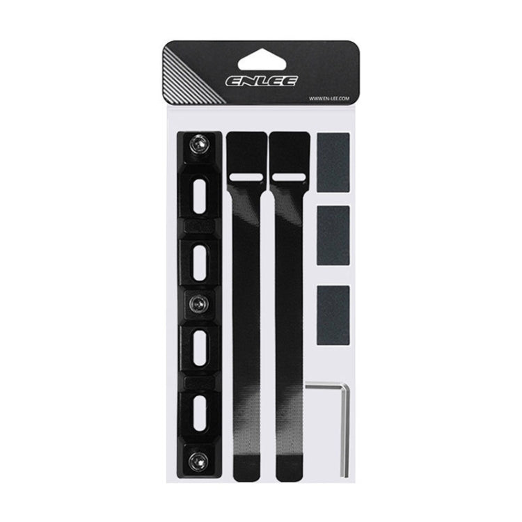 ENLEE E-4646 10pcs /Set Mountain Bike Multi-Functional Conversion Mount Bicycle Water Bottle Extension Bracket(Black) by ENLEE