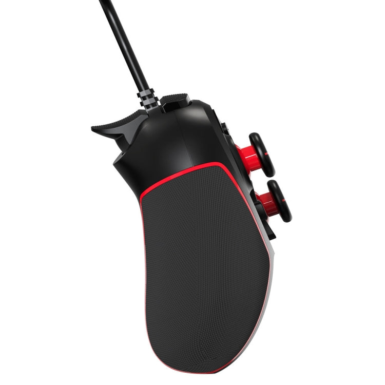 For Switch / PC USB Wired Gamepad With Vibration And Burst Function(White) by bashfashion