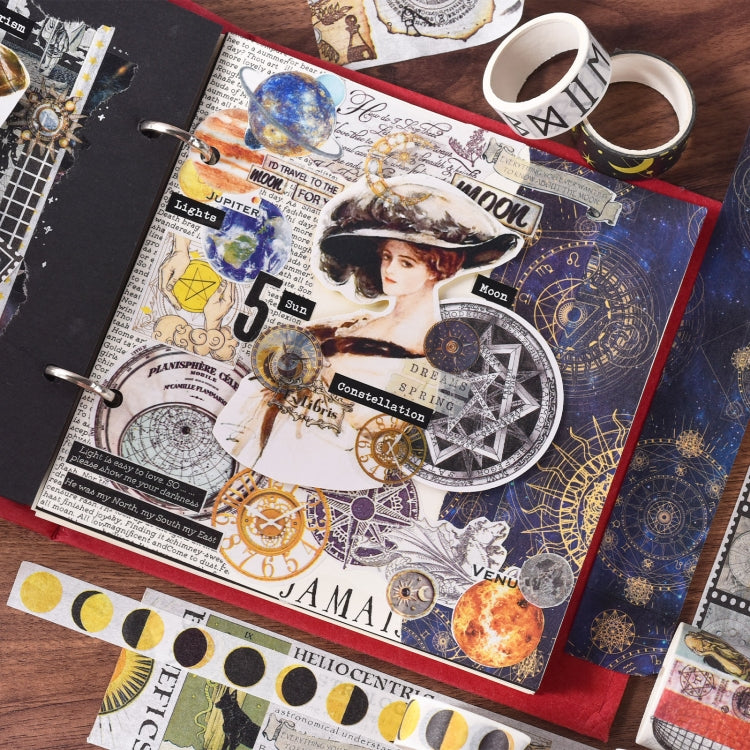 18rolls /Box Nostalgic Memory Washi Tape Set Retro Style DIY Scrapbook Stickers, Style: World Travele by bashfashion