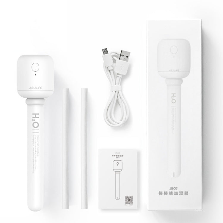 JisuLife JB07 Wireless High Mist Portable Humidifier, No Water Tank, Color: White 1100mAh by JisuLife