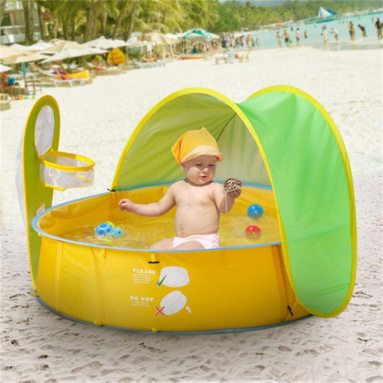 Childrens Tent Game House Automatic Speed Open Beach Pool Tent by bashfashion
