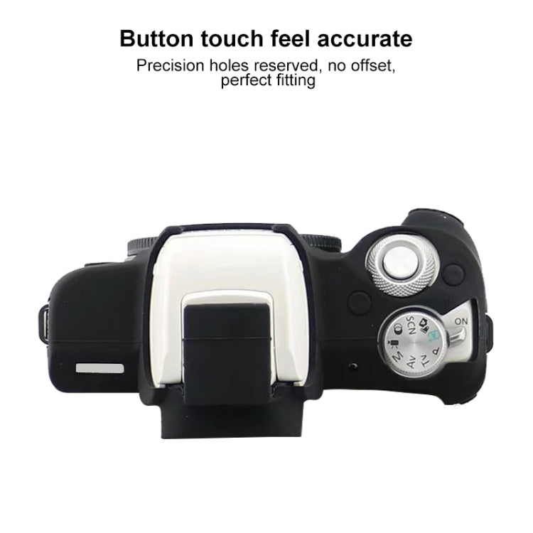 For Canon EOS M50 Mark II / M50 II Soft Silicone Protective Case(Black) by bashfashion