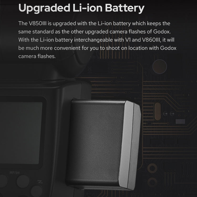 Godox V850III 2.4GHz Wireless Flash Speedlite Camera Light(UK Plug) by Godox