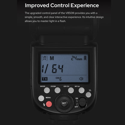 Godox V850III 2.4GHz Wireless Flash Speedlite Camera Light(US Plug) by Godox