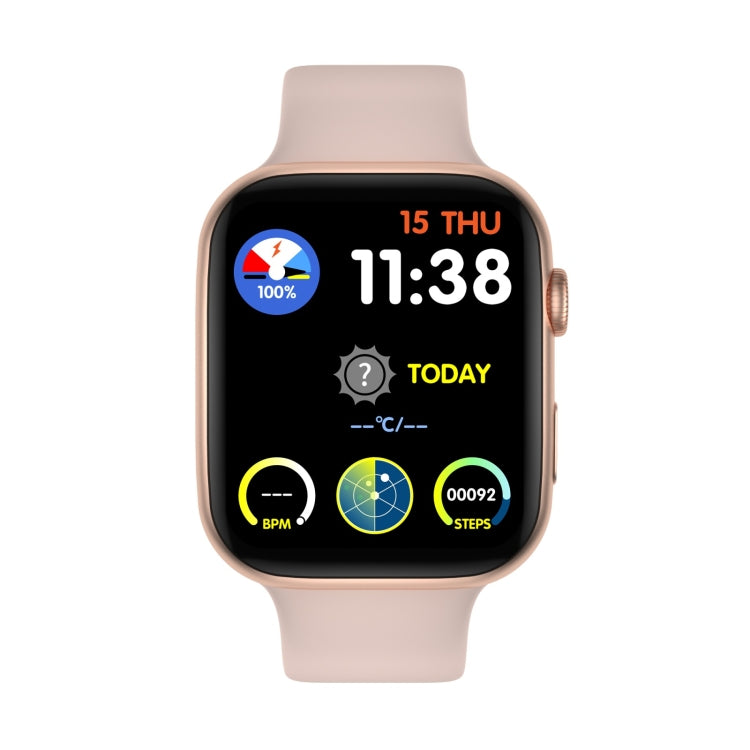 DW35PRO 1.75 inch Color Screen IPX7 Waterproof Smart Watch, Support Bluetooth Answer & Reject / Sleep Monitoring / Heart Rate Monitoring, Style: Silicone Strap(Pink) by bashfashion