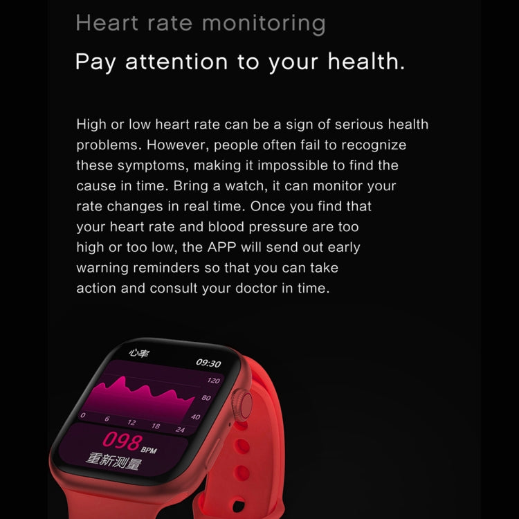 DW35PRO 1.75 inch Color Screen IPX7 Waterproof Smart Watch, Support Bluetooth Answer & Reject / Sleep Monitoring / Heart Rate Monitoring, Style: Silicone Strap(Red) by bashfashion