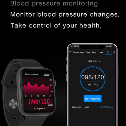 DW35PRO 1.75 inch Color Screen IPX7 Waterproof Smart Watch, Support Bluetooth Answer & Reject / Sleep Monitoring / Heart Rate Monitoring, Style: Silicone Strap(Black) by bashfashion