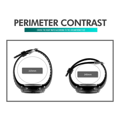 SKMEI 1773 Triplicate Round LED Dual Time Digital Display Colorful Backlight Electronic Watch(Red White) by SKMEI