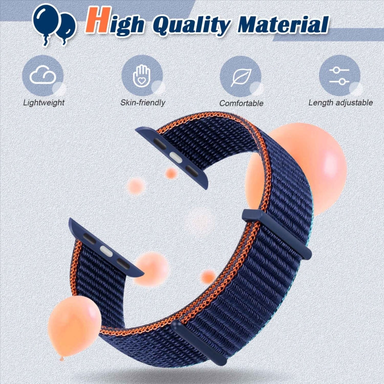 Hook and Loop Fastener Dual Section Watch Band For Apple Watch Ultra 49mm&Watch Ultra 2 49mm / Series 9&8&7 45mm / SE 3&SE 2&6&SE&5&4 44mm / 3&2&1 42mm(Reflective Rainbow Colors) by bashfashion