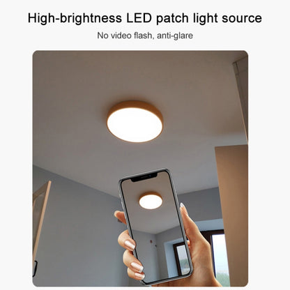 Macaron LED Round Ceiling Lamp, White Light, Size:78cm(Grey) by bashfashion