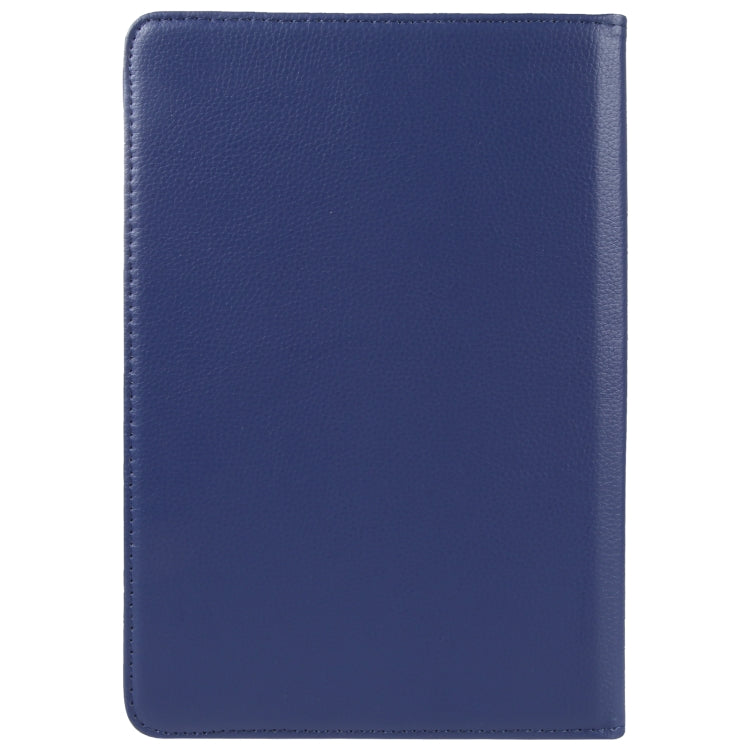 For 10 inch Tablet 360 Degree Rotation Litchi Texture Flip Leather Tablet Case(Blue) by bashfashion