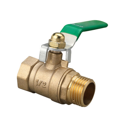 LAIZE Pneumatic Hose Connector Thickened Brass Ball Valve, Size:Inside and Outside 4 Point 1/2 inch by LAIZE