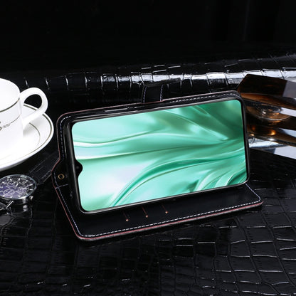 For Leagoo S11 idewei Crocodile Texture Horizontal Flip Leather Case with Holder & Card Slots & Wallet(Dark Blue) by idewei