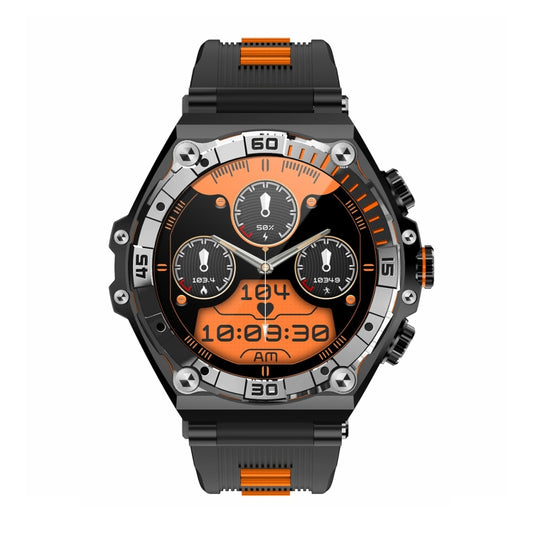 CT18 1.43 inch AMOLED Screen Smart Watch Supports Bluetooth Call/Blood Oxygen Detection(Orange) by bashfashion