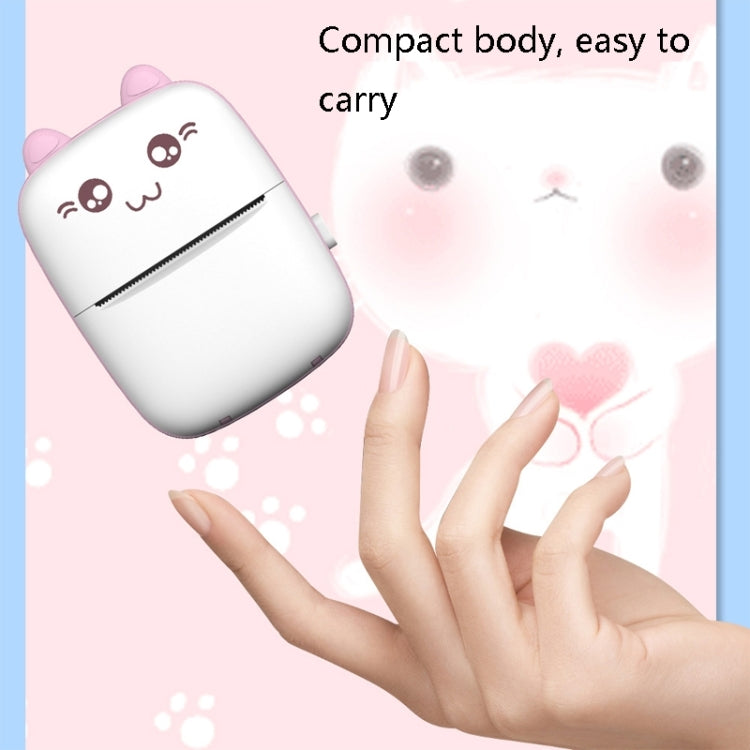 C9 Mini Bluetooth Wireless Thermal Printer With 5 Papers(Blue) by bashfashion