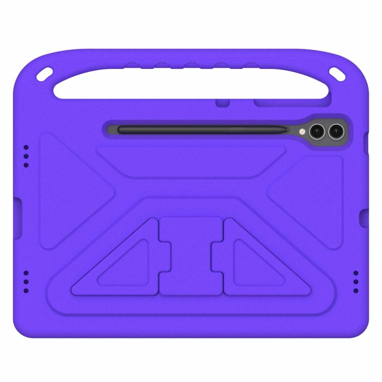For Samsung Galaxy Tab S9+ Handle EVA Shockproof Tablet Case with Holder(Purple) by bashfashion