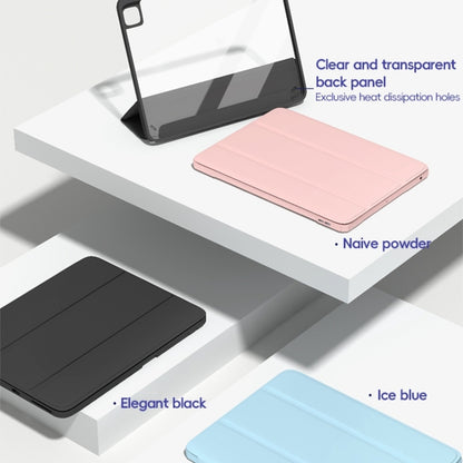 For iPad 10.2 2021/2020/2019 ZGA Tri-Fold Voltage Smart Leather Tablet Case(Black) by ZGA