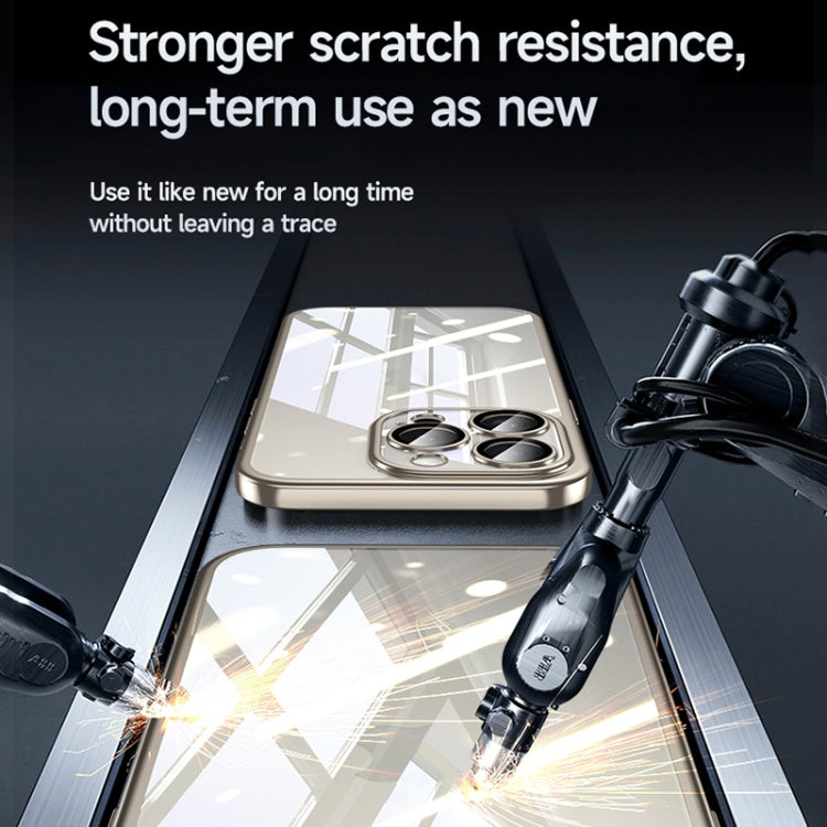 For iPhone 15 Pro SULADA Electroplating Frosted PC + TPU Shockproof Phone Case(Grey) by SULADA