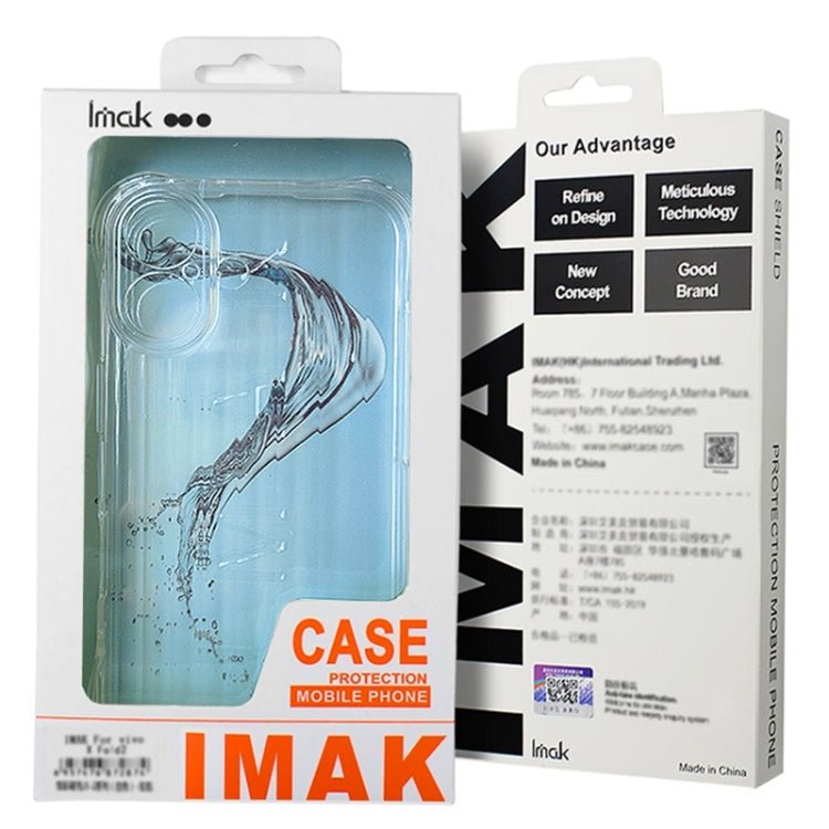 For Motorola Edge 50 Fusion IMAK Space Shield PC + TPU Airbag Shockproof Phone Case(Transparent) by imak