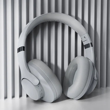 BT048 ANC Noise Reduction Bluetooth 5.3 Wireless Headset(Apricot) by bashfashion