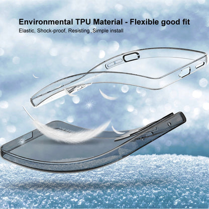 For Google Pixel 9 IMAK UX-5 Series Transparent Shockproof TPU Protective Phone Case(Transparent Black) by imak