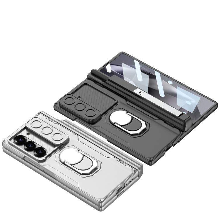 For Samsung Galaxy Z Fold6 GKK Integrated Folding Armored Shell PC Phone Case with Pen Box(Green) by GKK