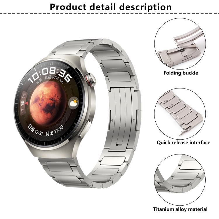 Kalebol 22mm Universal Titanium Scratch Resistant Strap(Titanium) by Kalebol