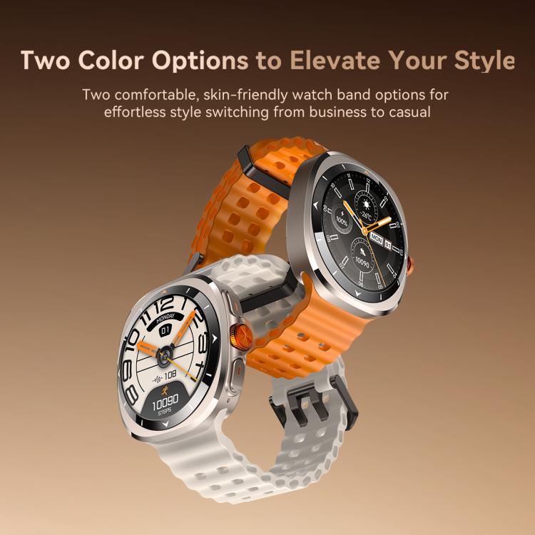 JOYROOM Venture Series JR-FV2 Smart Watch, Support Bluetooth Call / Sleep / Blood Oxygen / Heart Rate / Blood Pressure Health Monitor(White) by JOYROOM