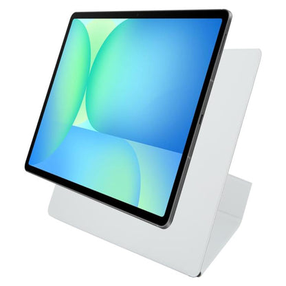 For Samsung Galaxy Tab S10+ / S9 FE+ Fixed Buckle Magnetic Deformation Leather Tablet Case(Grey) by bashfashion