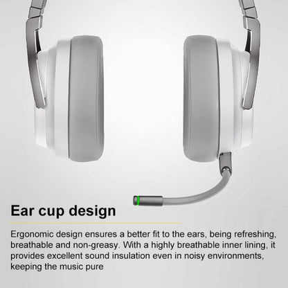 1 Pair Mesh Replacement Earpads For Corsair Virtuoso RGB WIRELESS XT(Black) by bashfashion