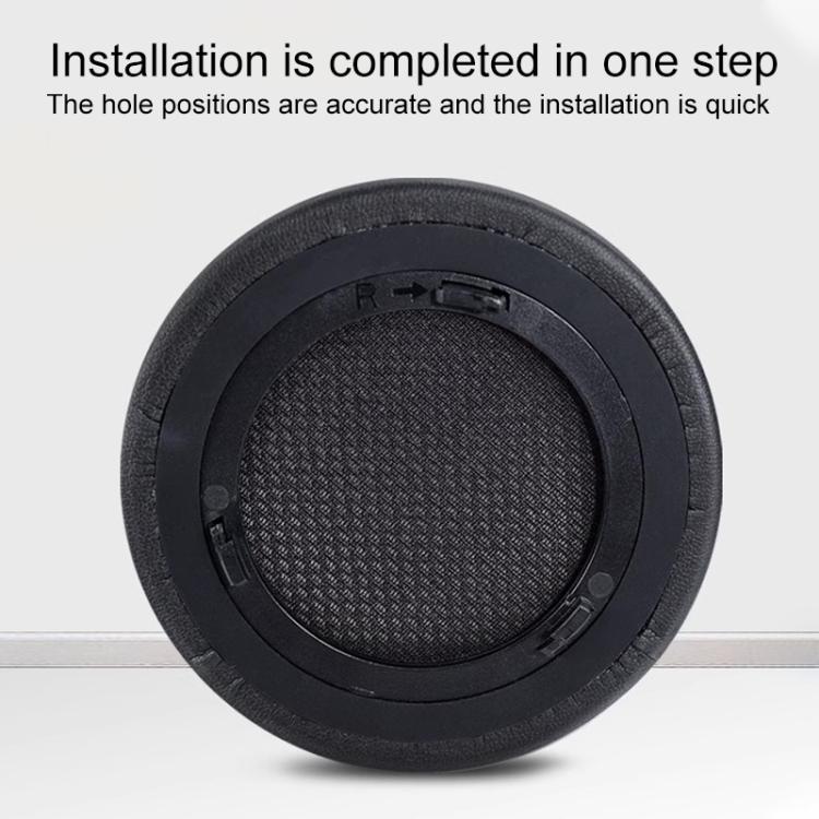 1 Pair Mesh Replacement Earpads For Corsair Virtuoso RGB WIRELESS XT(Black) by bashfashion