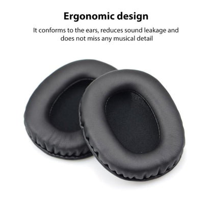 2pcs Mesh Snap-on Replacement Earpads For EDIFIER W800BT PLUS(Black) by bashfashion