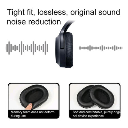 2pcs Insert Replacement Earpads For Razer Barracuda / Barracuda X, Material:Football Net Fabric(Grey) by bashfashion