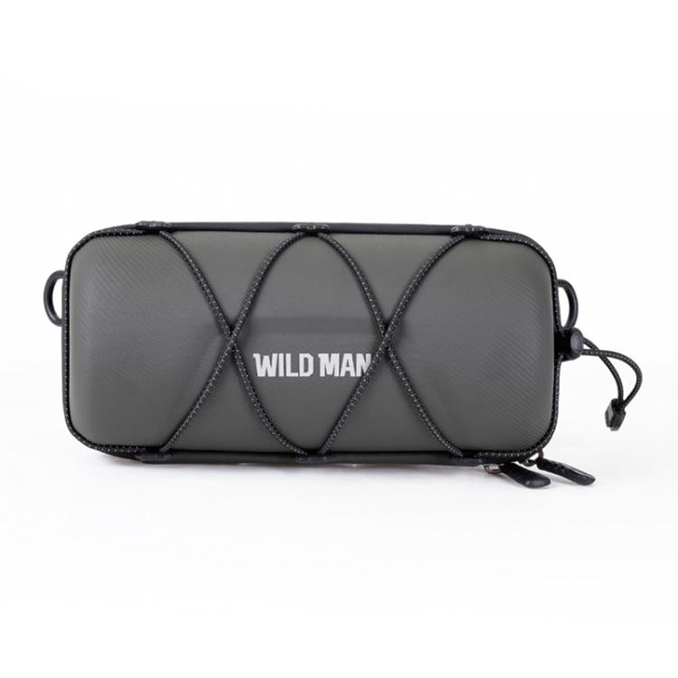 WILD MAN GD7X Mountain Bicycle EVA Hard Shell Handlebar Bag Quick Release Bracket(Army Green) by WILD MAN