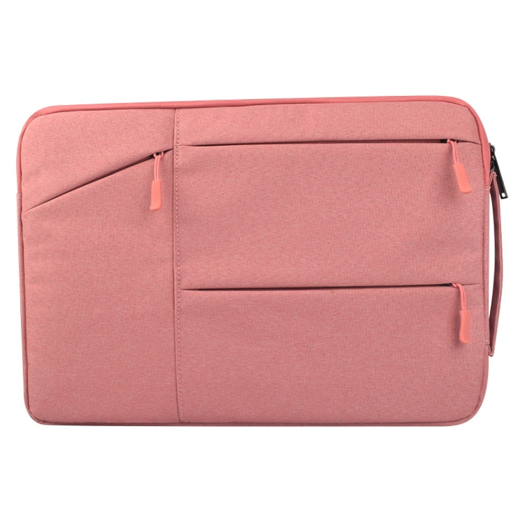 Universal Multiple Pockets Wearable Oxford Cloth Soft Portable Simple Business Laptop Tablet Bag, For 14 inch and Below Macbook, Samsung, Lenovo, Sony, DELL Alienware, CHUWI, ASUS, HP(Pink) by bashfashion