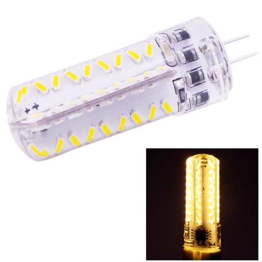 G4 3.5W 200-230LM Corn Light Bulb, 72 LED SMD 3014, Adjustable Brightness, AC 110V(Warm White) by bashfashion