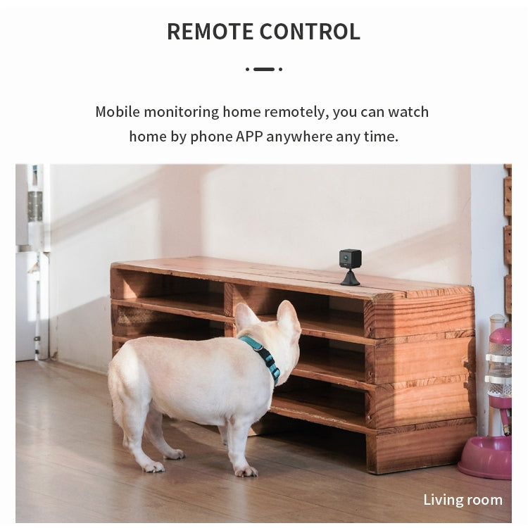 CAMSOY S20 1080P WiFi Wireless Network Action Camera Wide-angle Recorder with Mount (White) by CAMSOY